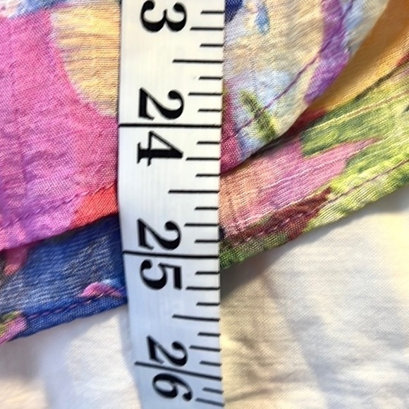 ⭐️NWT,Zac & Rachel,Gorgeous & Soft, Button-Front Blouse,Roll-up Sleeve,Size MP - Picture 10 of 12